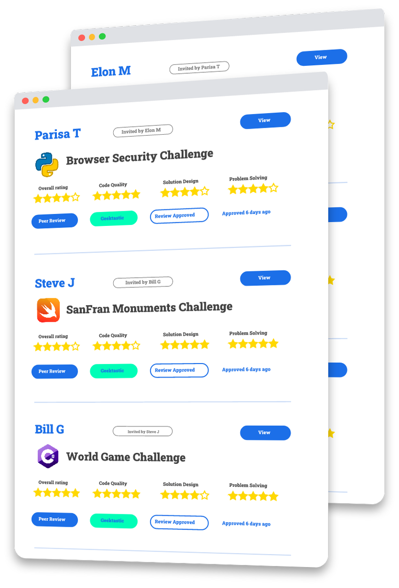 Geektastic's code challenge interface